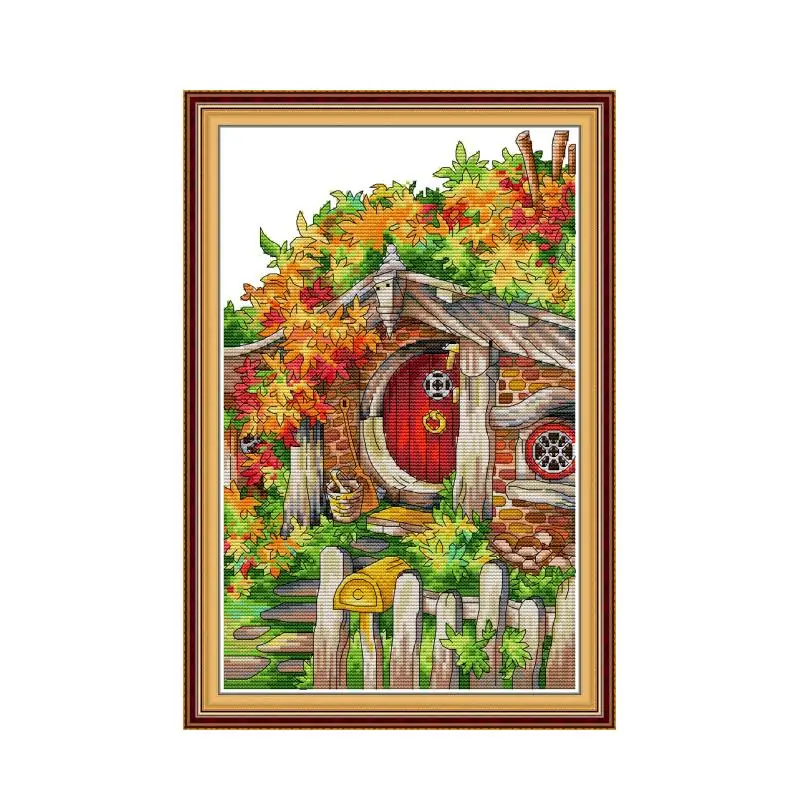 Colorful Kiya cross stitch kit aida 14ct 11ct count print canvas stitches embroidery DIY handmade