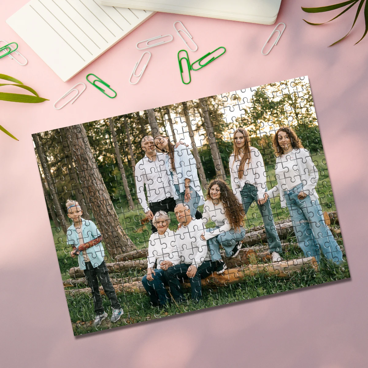 35/150/300/500/1000 قطعة شخصية مخصصة صور لغز المنزل الأسرة صور مخصصة لتقوم بها بنفسك شخصية صور الألغاز بازل قطع