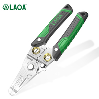 LAOA 7 In 1 Wire Stripper Iron Copper Wire Cutter Cable Cutter Wire Crimping Pliers Clamper Splitting Winding Electrician Tool