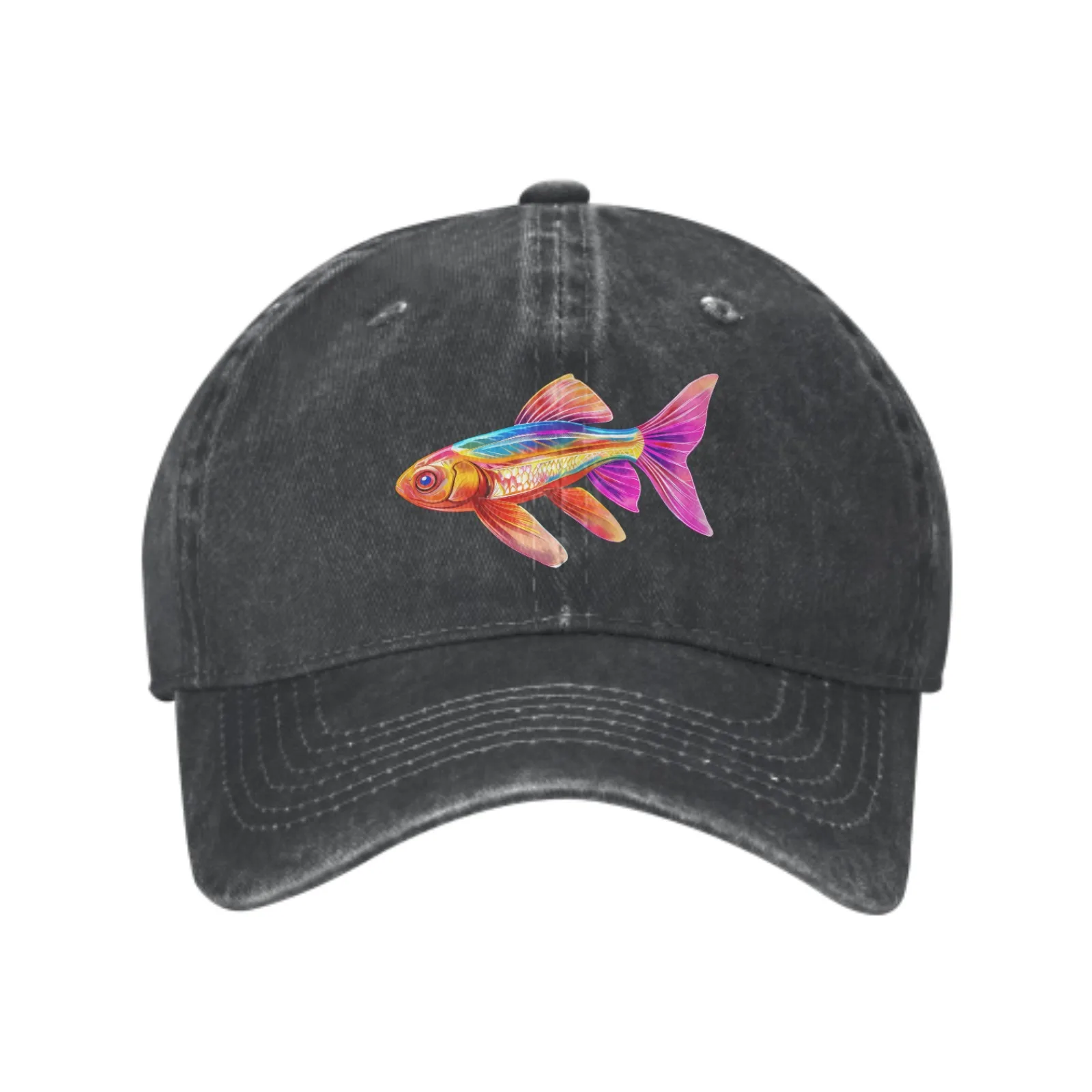 

Colorful Fish Baseball Caps for Men Women Adjustable Casual Unisex Trucker Hat for Outdoor Activities Fashion Hats