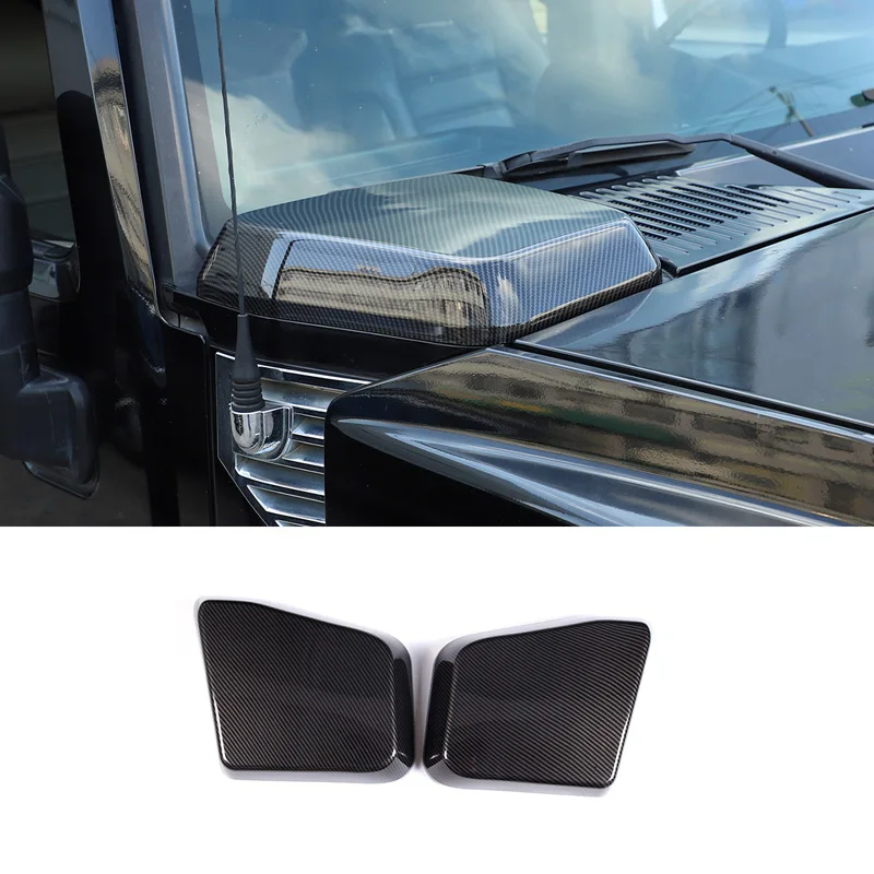 For 2003-2009 Hummer H2 ABS carbon fiber car styling Car Engine Hood both sides Air Flow Intake Vent Cover car exterior parts