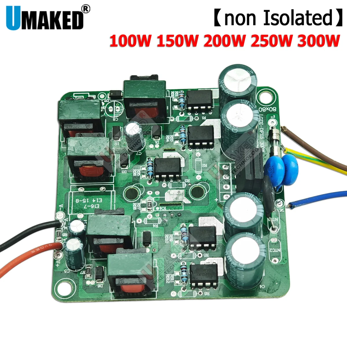 5pcs non isolated led floodlight driver,100W 150W 200W 250W 300W LED PCB driver Lamp Power Supply Light Transformer for outdoor