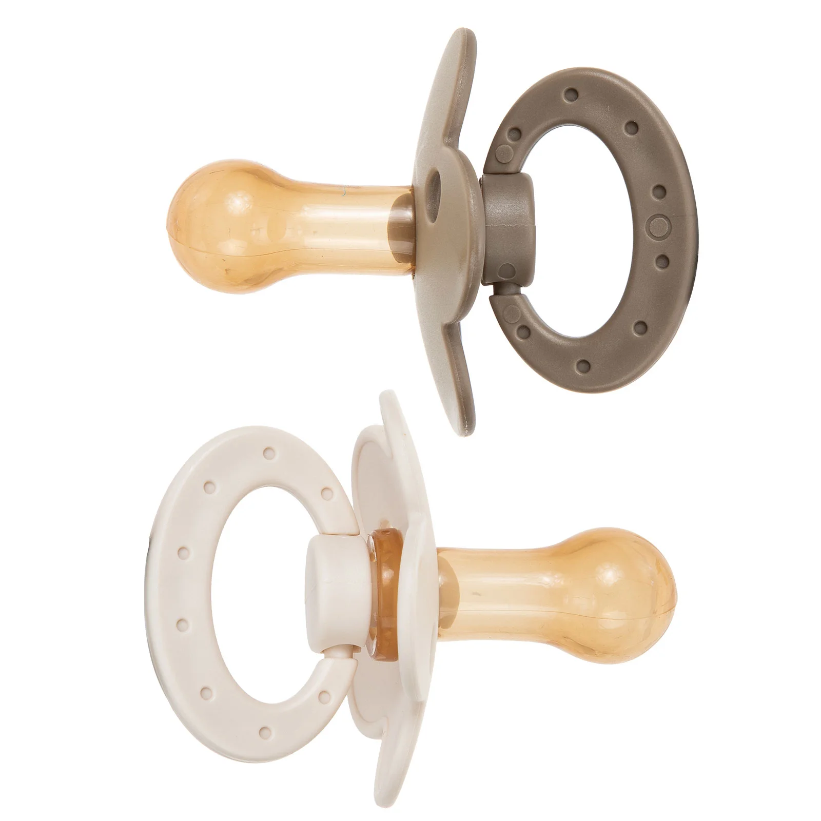 2 Pcs Pacifier Silicone Pacifiers Baby Supply Newborn Flower Shape for Silica Gel