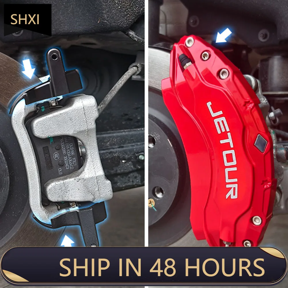 Cubiertas de Caliper de Freno de Aleación de Aluminio de Alta Calidad, Nuevas, 4 Piezas, para Chery Jetour Traveler T2 2024 2025, Accesorios Deportivos para Ruedas