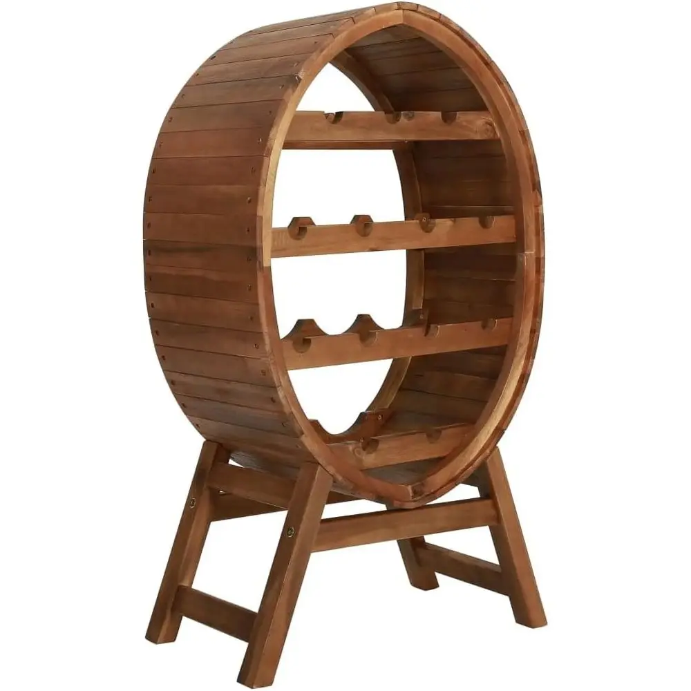 

Acacia Wood Wine Rack 13 Bottles Home Indoor Dining Room Living Room Kitchen Storage Cabinet Wooden Wine Rack Bottle Holder