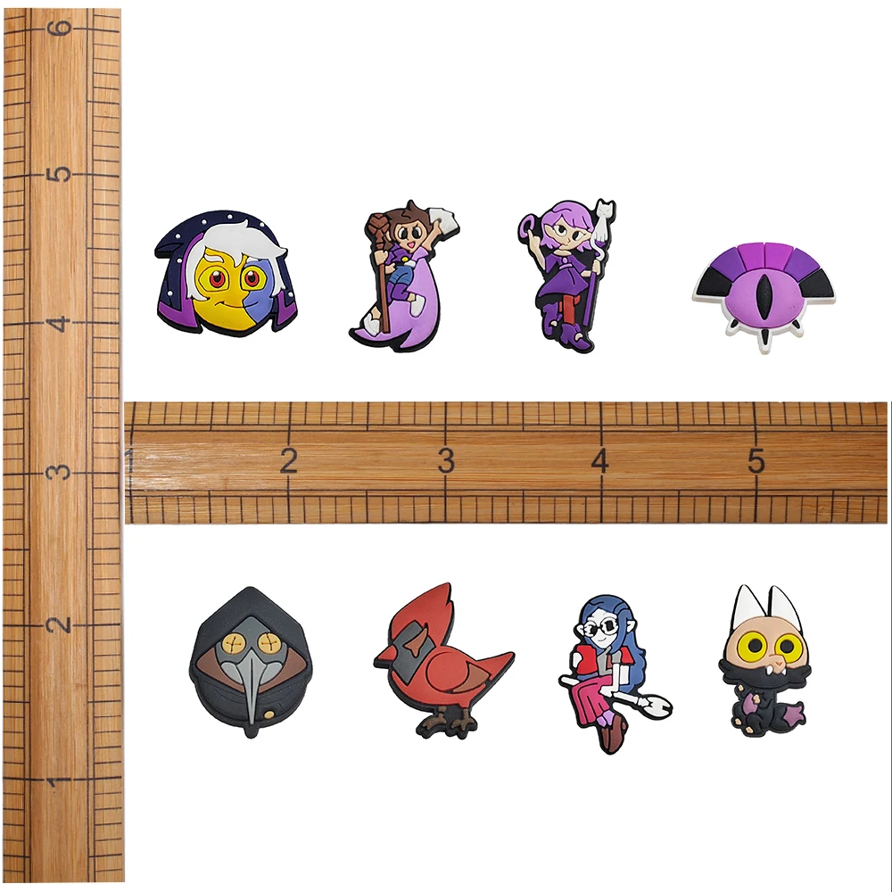 20 Stück Cartoon The Owl House für Serie PVC-Schuh-Charms, Zubehör, passend für Armbänder mit Loch, DIY, abnehmbare Kreativitätsgeschenke – Detail 6