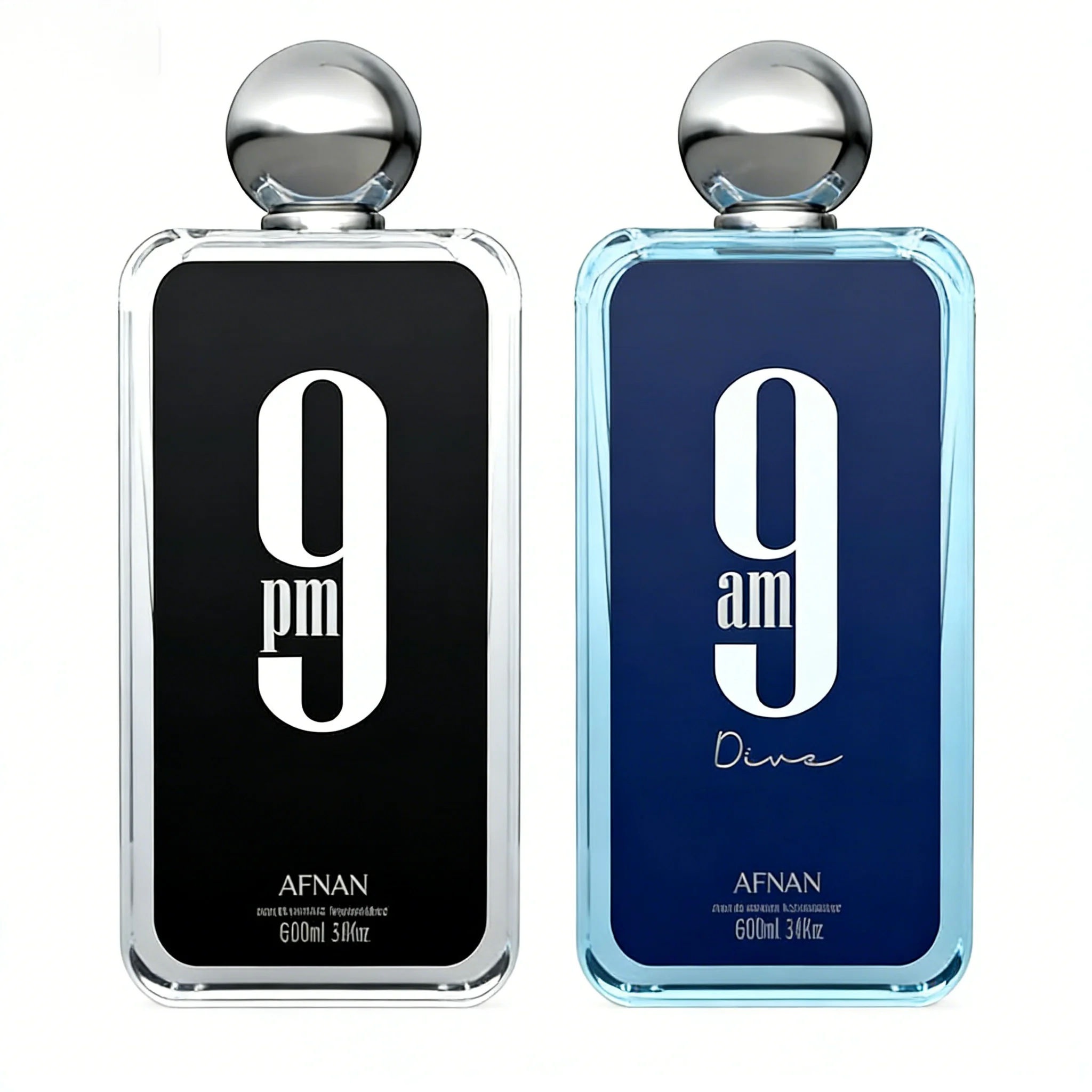

Afnan 9 AM Dive Unisex Eau De Parfum 3.4 Fl. Oz. & Afnan 9 PM Men's Eau De Parfum 3.4 Fl. Oz. - Dual Fragrance Set