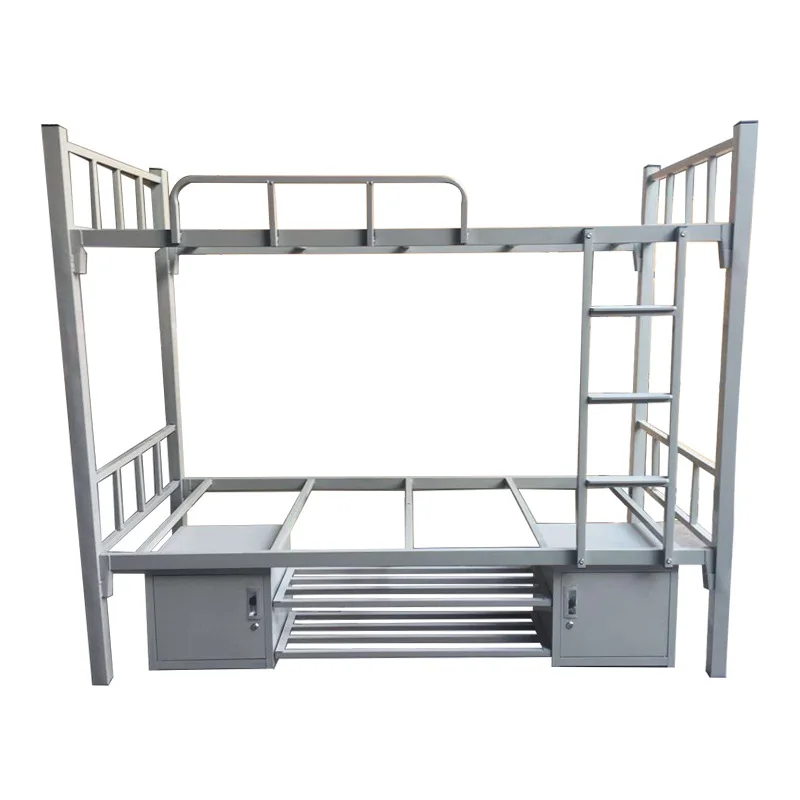 Modern Metal bunk Beds for Adults Efficient Use for Student Apartments & Rent for Bedroom School & Hospital