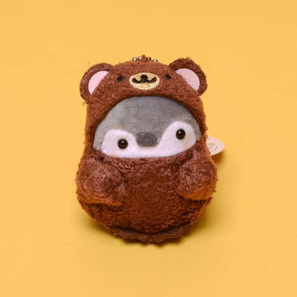 Dessin animé ornement pingouin Animal en peluche jouet Koupen Chan sac pendentif pingouin en peluche poupée poupées en peluche jouets en peluche porte-clés en peluche