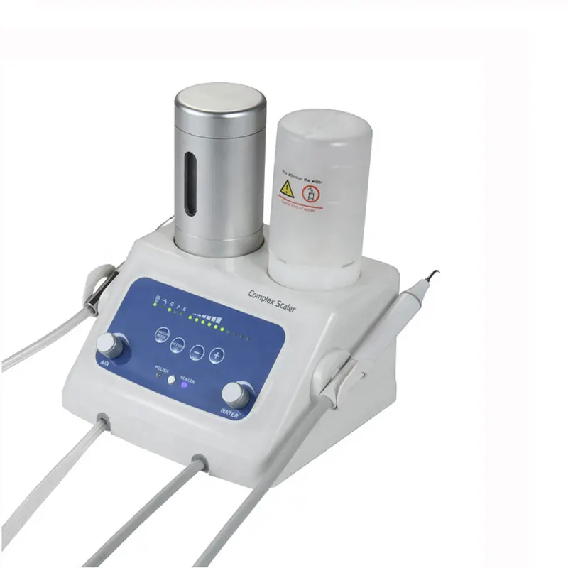 Factory Dental Ultrasonic Scaler 2 in 1 Portable Dental Scaler Teeth Whitening Kit Sandblasting Polishing With 3 Tips