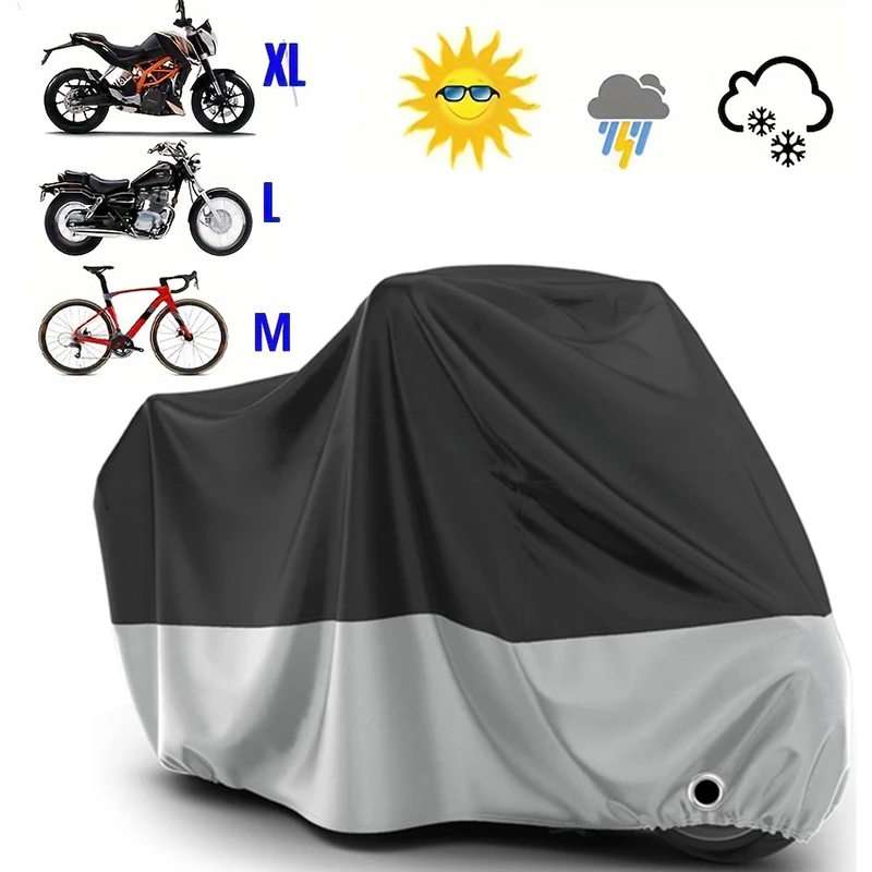 Bicycle Cover Waterproof All Season Dustproof Snow Protective Outdoor Scooter MTB Wear-resistant Fabric Bike Cover