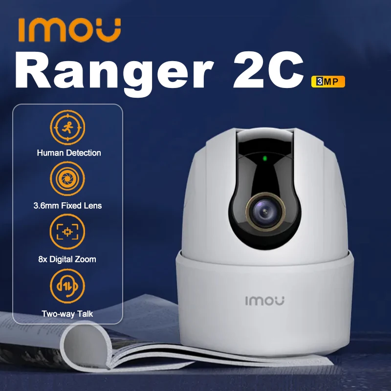 IMOU Ranger 2C 3MP Home Human Detection Wifi 360 Camera Night Vision Baby Security Surveillance Wireless IP Camera