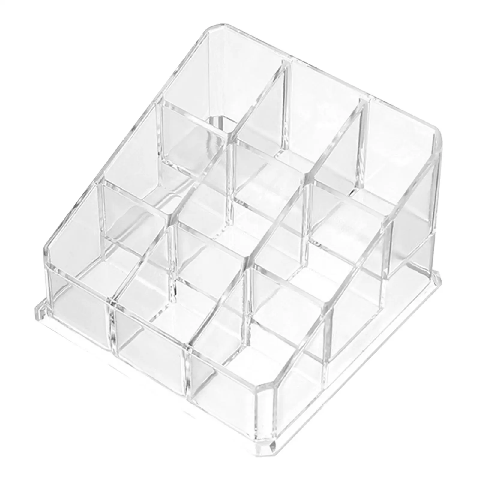Lipstick Holder Lipstick Case Clear Makeup Organizer Cosmetic Display Case Lipstick Organizer for Lipgloss Brushes Bathroom