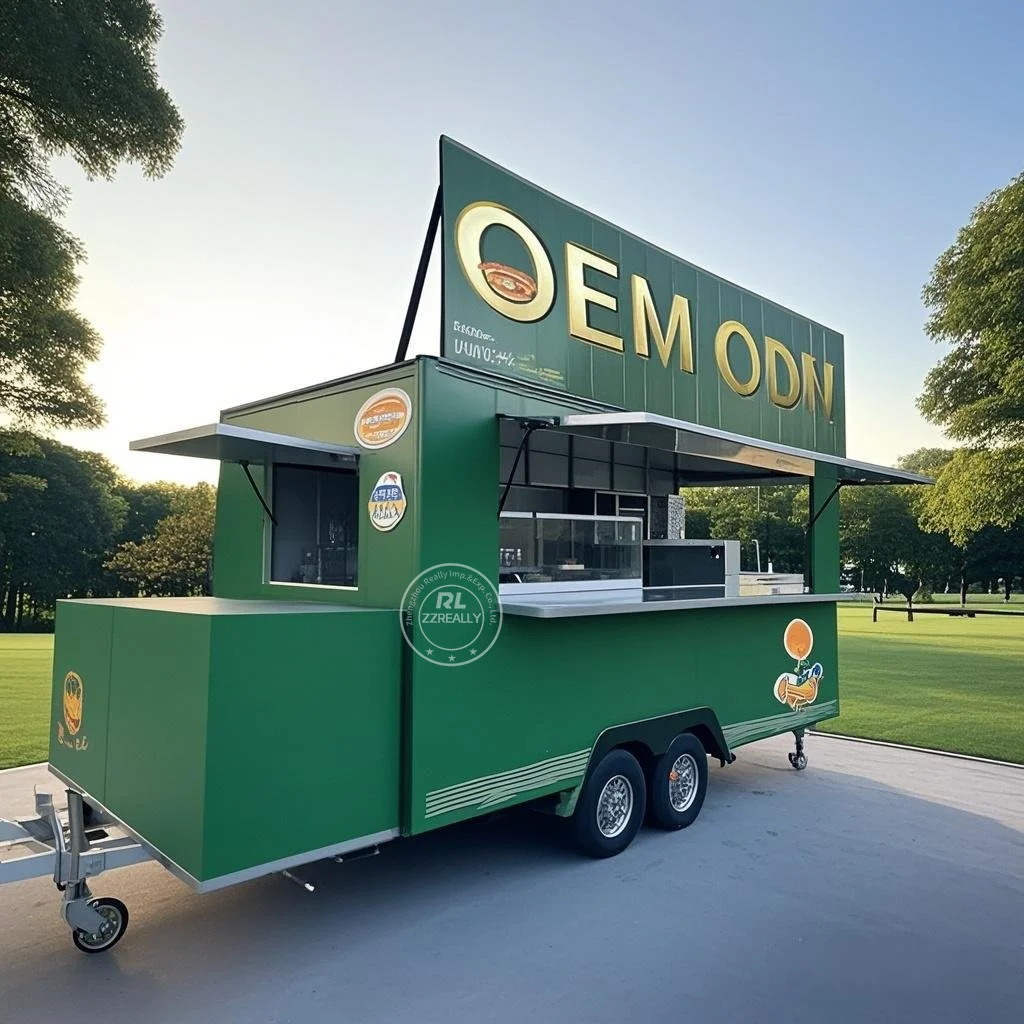 

China Food Truck Carts Mobile Kitchen Small Cart Bar Mobile Restaurant Concession Food Trailer For Sale Coffee Snack