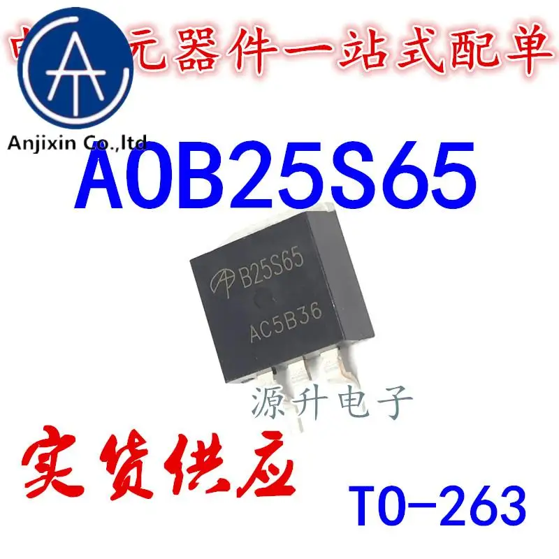 

10PCS 100% orginal new AOB25S65/B25S65