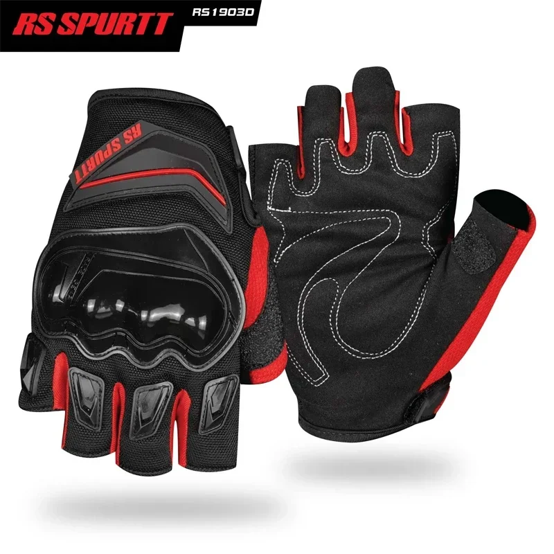 

Summer Men Women Summer Breathable Half Finger Anti-fall Urban Cycling Riding Motocross Gloves Anti-slip Motorcycle Gloves M-2XL