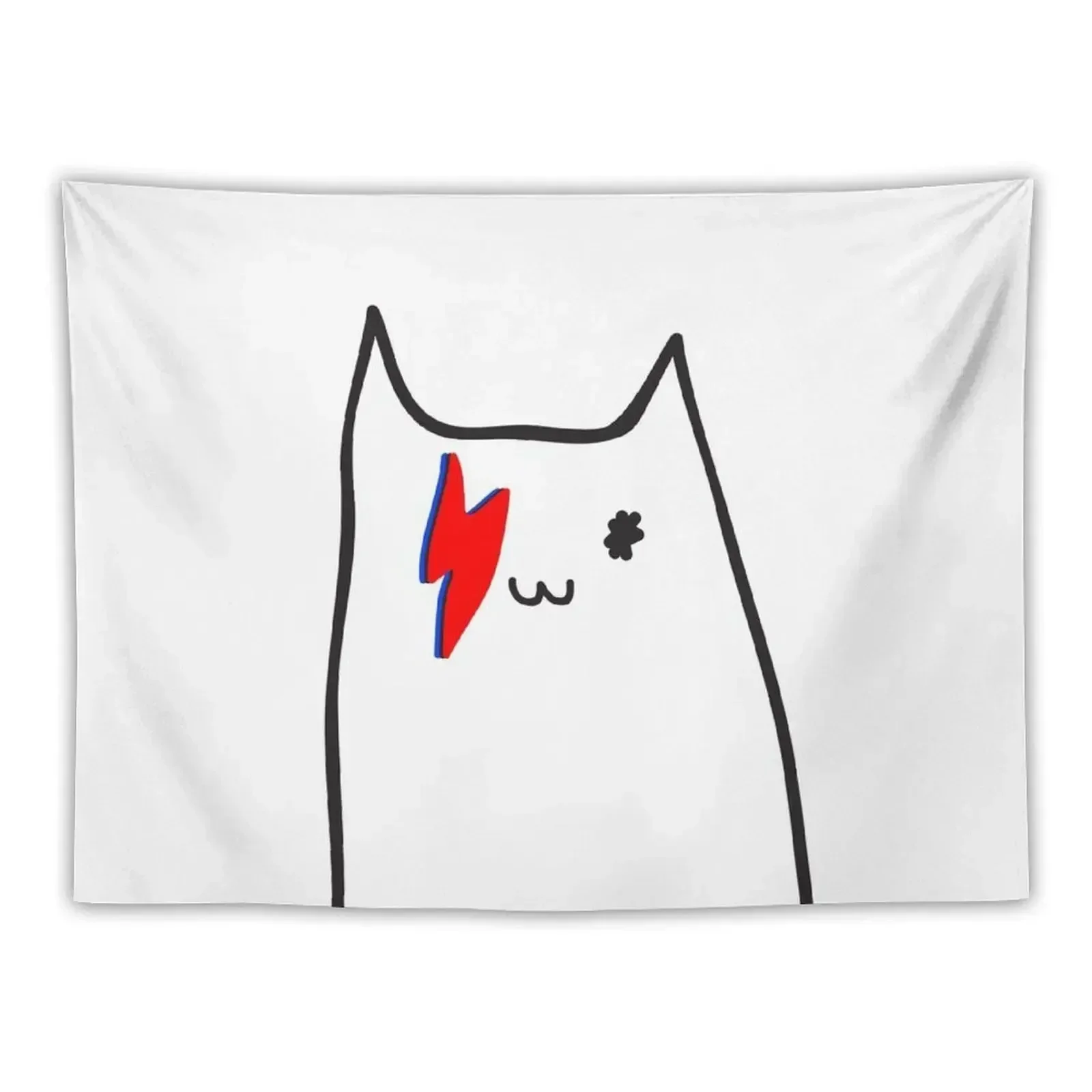 Bowie Cat Tapestry House Decorations Decor For Bedroom Tapestry