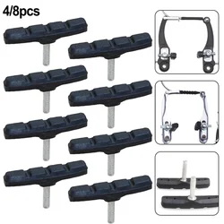 Bike Brakes Pads Set Brakes Kit Road Mountain Cycle Bicycle Rubber V-Brake Blocks Shoes With Hex Nut Tools And Shims Bike Pads
