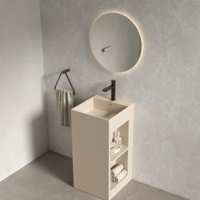 

Household bathroom column washbasin