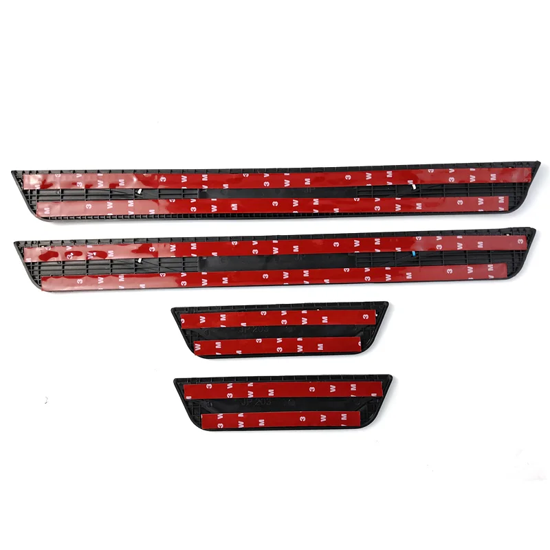 4Pcs/Lot ABS Stainless Steel For 2017-2023 KIA STONIC YB Door Sill Pedal Welcome Scuff Plate Decoration Cover