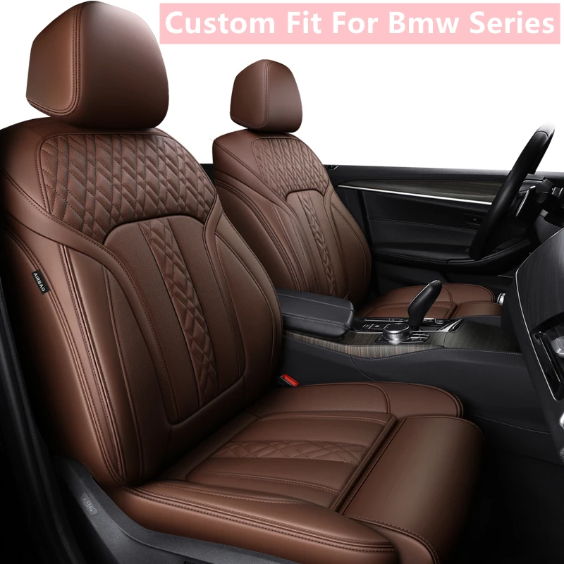 2025 Custom FOR Car Accessories Seat Cover for 5 Seats Leather for Bmw X3 X5 X1 e46 e90 f30 f10 e39 f20 g20 e36 e87 g30 e92 e70