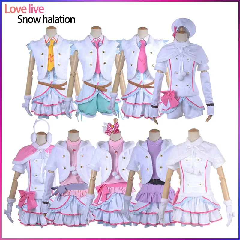 Anime LoveLive love live singap's snow halation Koiri Minami nicaki Zazaki concerns Hoshizora cosplay costume wig winter lolita