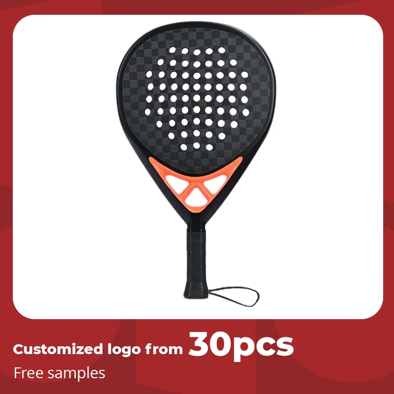 

STLF2025 Professional Manufacturer New Tech High Quality Custom Hybrid Shape 3K/12K/18K Carbon Padel Tennis Racket