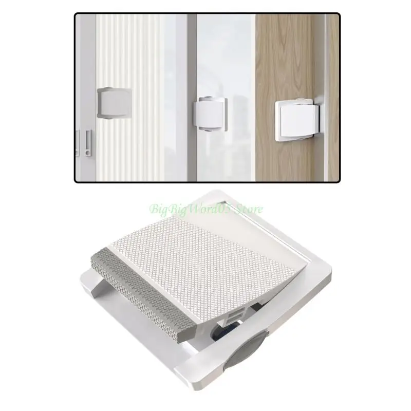 24te 2 pc per protezioni sicurezza Blocco finestra Anti Fall Limiters Fibbie per bambini Fibbie Adesivo Adesivo Armadietto