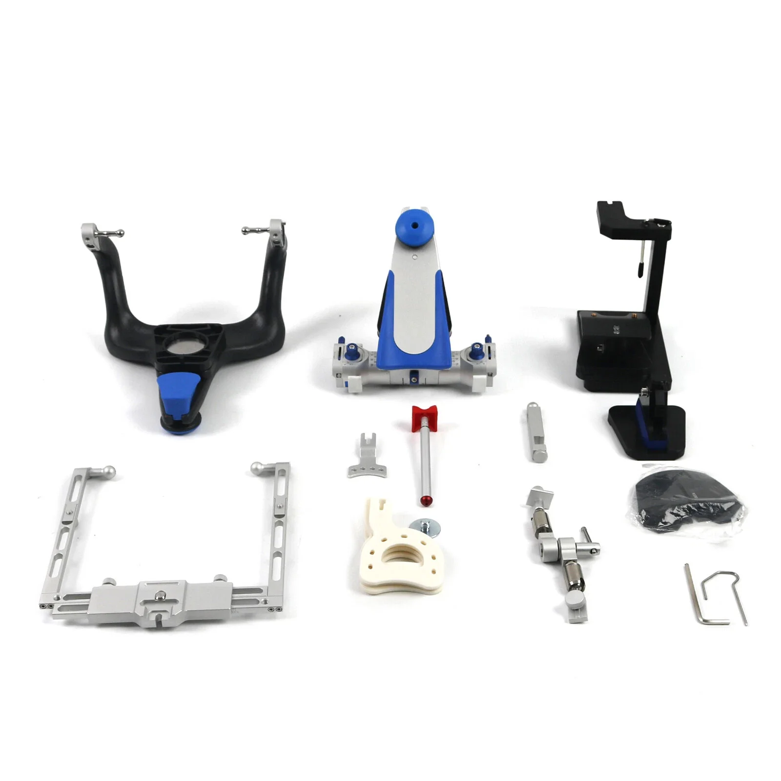 Dental Fully Adjustable Jaw Frame Anatomical Articulator Gilbach Mechanic Facial Arch Arrangement Guide Plate Transfer Table