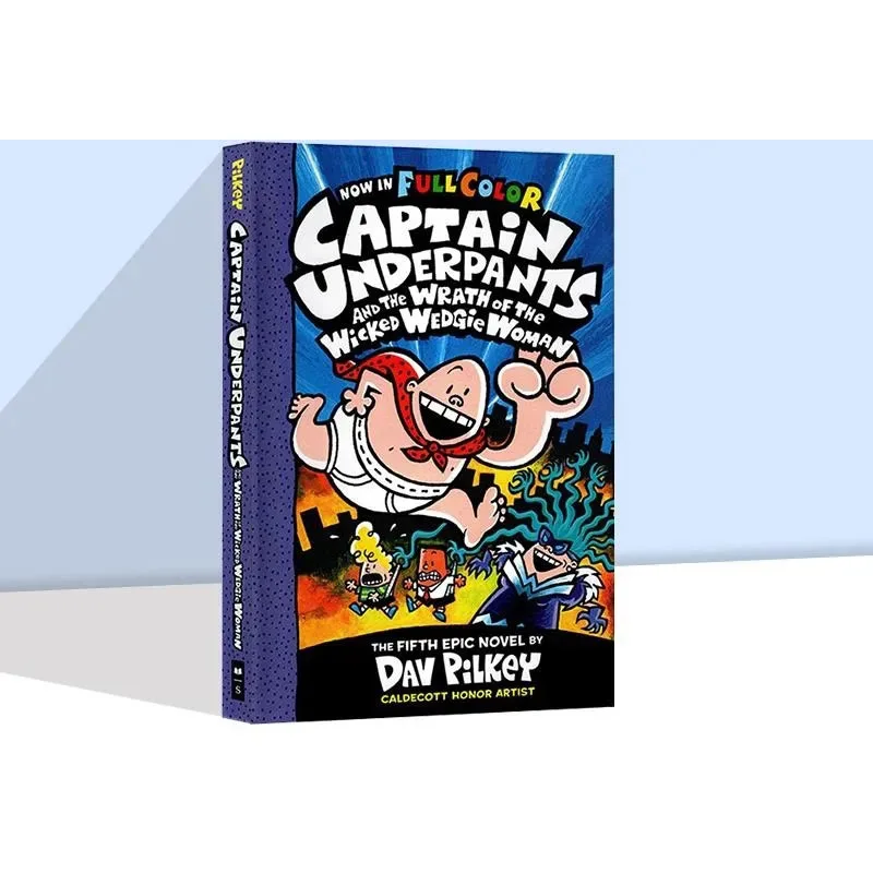 

Captain Underpants and The Wrath of The Wicked Wedgie Woman Colouring English Activity Story Picture Book libros