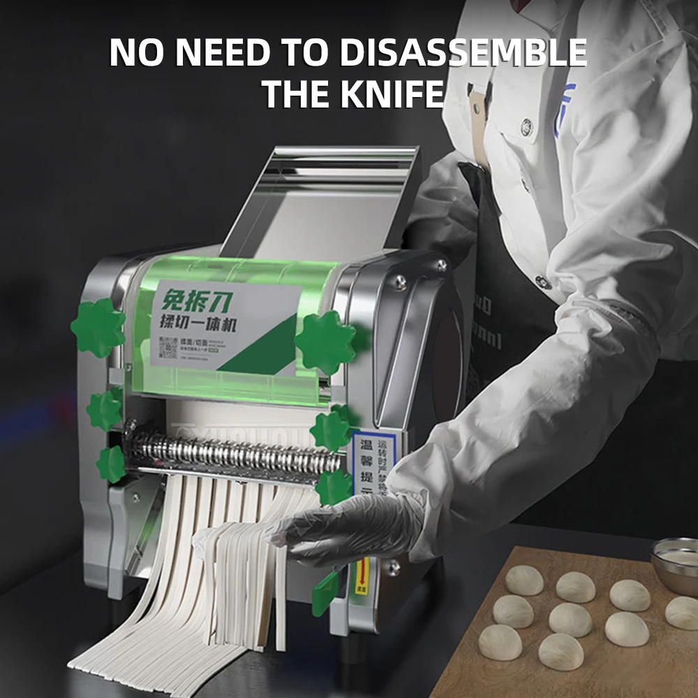 Kitchen Appliance for Making Noodles Makarna Makinesi Elektrikli Silent Stainless Steel Dough Presser Electric Noodle Maker