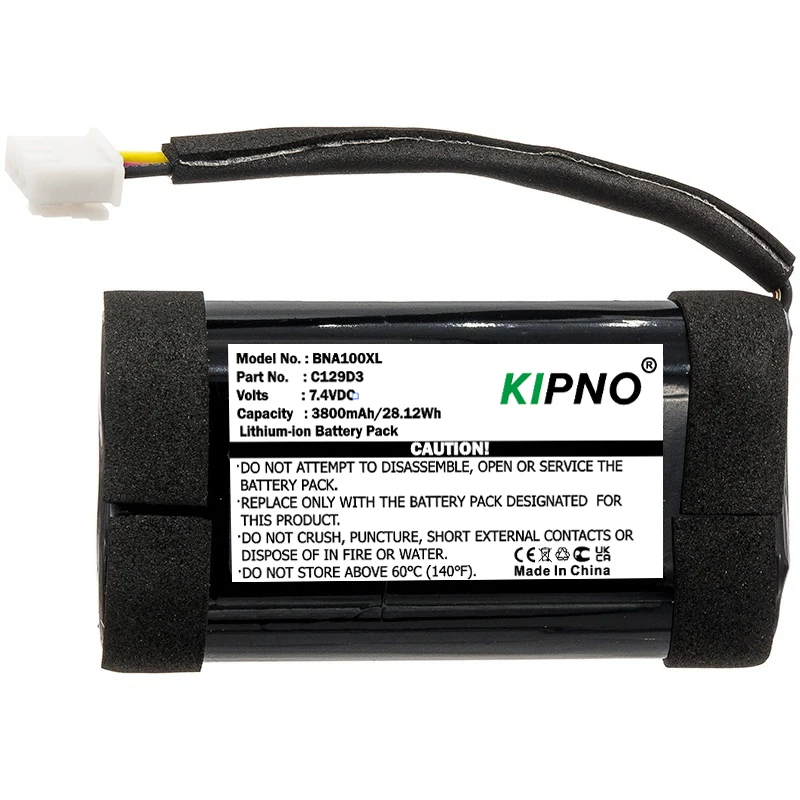 2025 KIPNO 7.4V 3800mAh Speaker Battery C129D3 for Bang Olufsen BeoPlay A1,  this is for A1 1rd, 1th, 1 version +TOOL