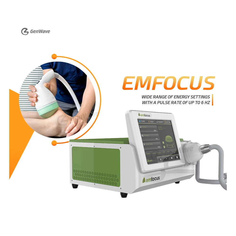 Portable Focused Shockwave FESWT Physiotherapy Extracorporeal Shockwave Therapy EWST