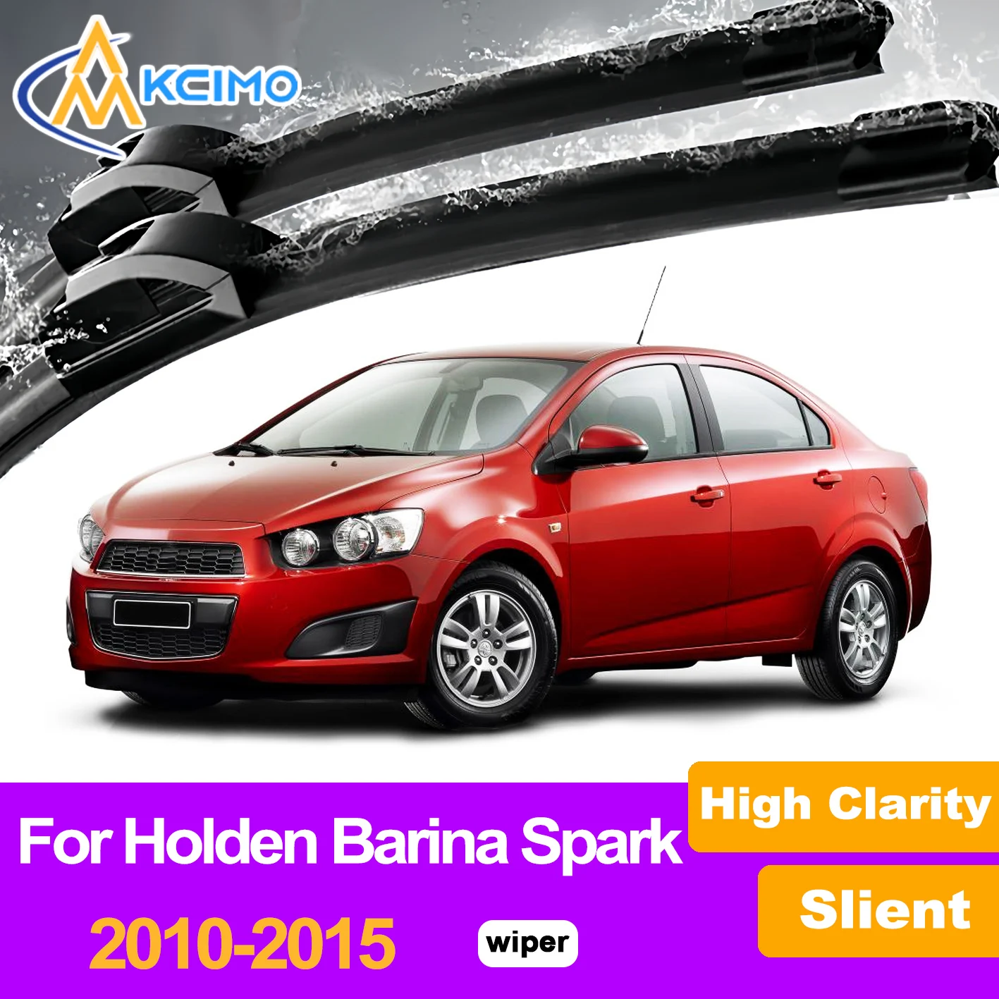 

2Pcs Front Windshield Wiper Blades For Holden Barina Spark 2010-2015 Windscreen Window Car Accessories