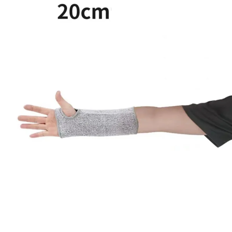 1/2 Stück Level 5 HPPE Schnittfester, durchstichfester Arbeitsschutz-Armmanschettenschutz Schnittfester Armmanschettenüberzug ED-Versand
