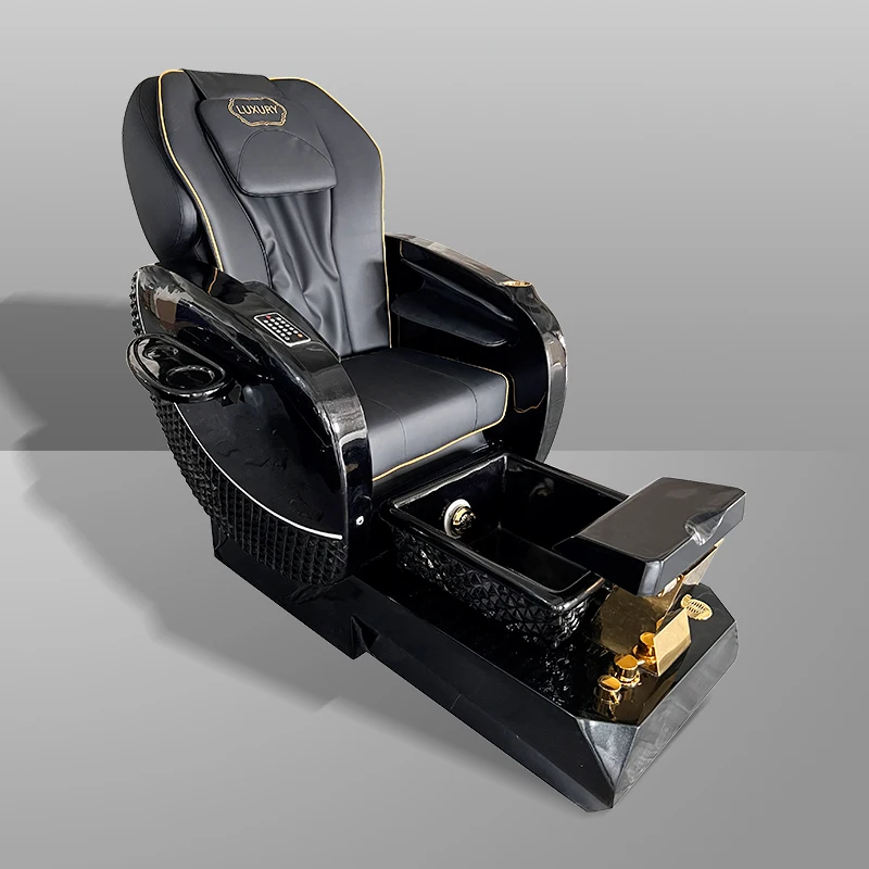 

Premium Pedicure Chair with Foot Spa Bowl - Modern Salon Furniture for Luxury Pedicure & Manicure Treatments