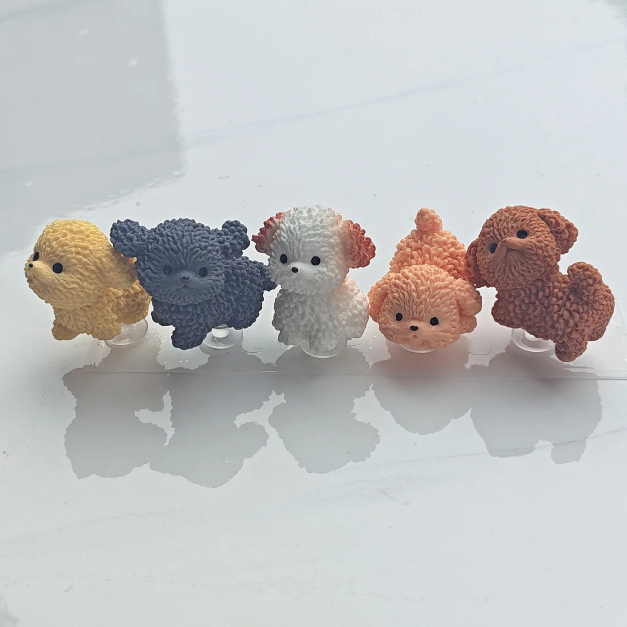 Cute Puppy Shoe Charms for Crocs 3D Bichon Frise Boys Girls Garden Sandals Clogs Pins Decorations Sets Kids Slipper Accessories image 5