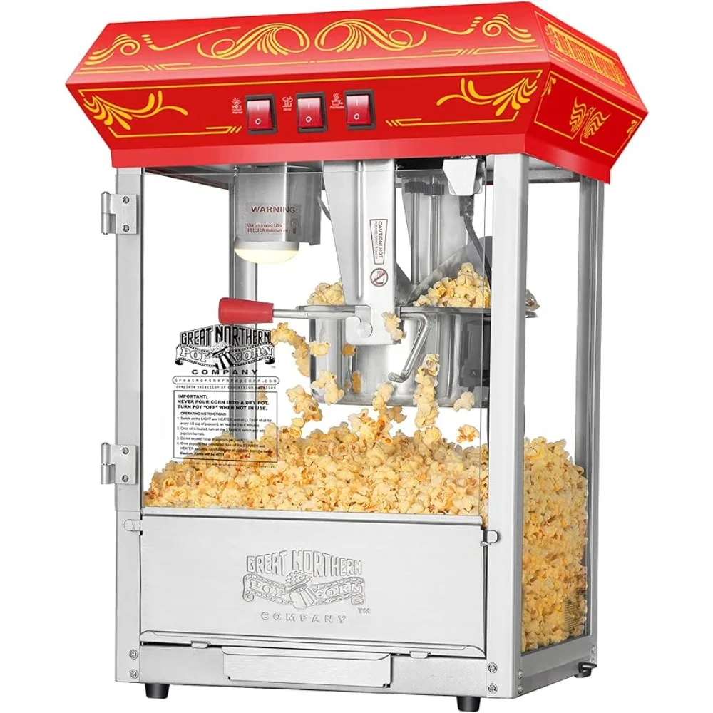 

Popcorn Countertop Style Popcorn Machine, Counter-top Popper, Red