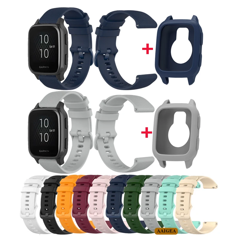 �y�Z�[�����z2in1 �V���R���X�g���b�v + �\�t�g�P�[�X Garmin Venu Sq 2 �p