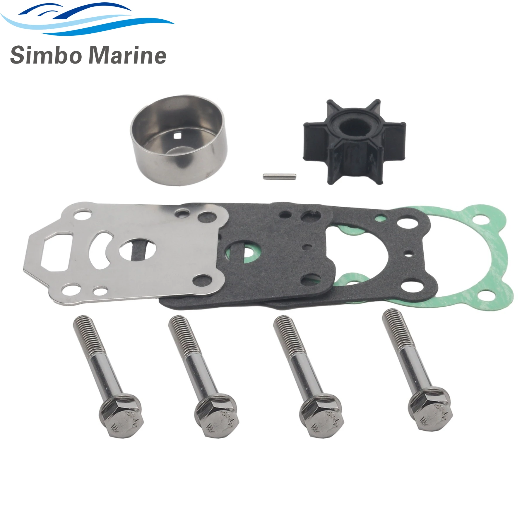 

Комплект крыльчатки водяного насоса 16159A03 для подвесных моторов Mercury Mariner 4HP 5HP 6HP, запасные части, аналог 8M0155395 16159T01