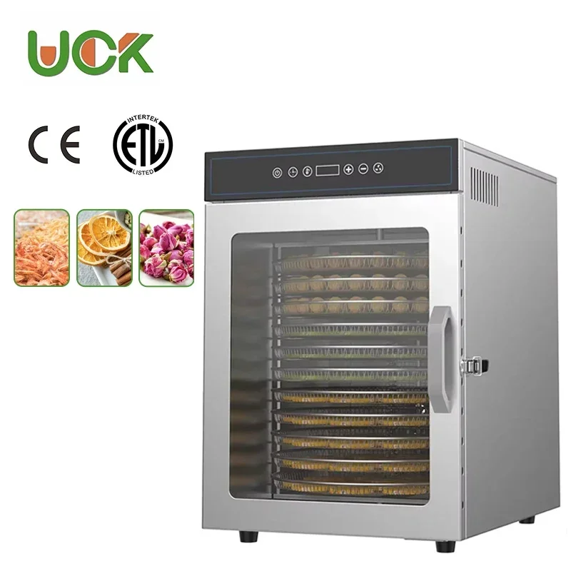 Meat fish stainless steel dryer commercial 12-layer banana fruit food dehydrator