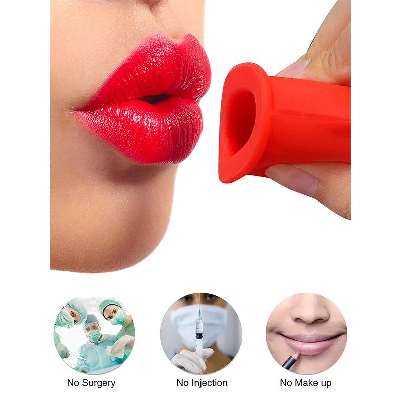 Silicone Lip Pump,Lip Enlarger Make Lips Sexy Bigger Thicker,Lips Care Beauty Lip Mouth Tools Lasting Glossy Lip Plumper image 3