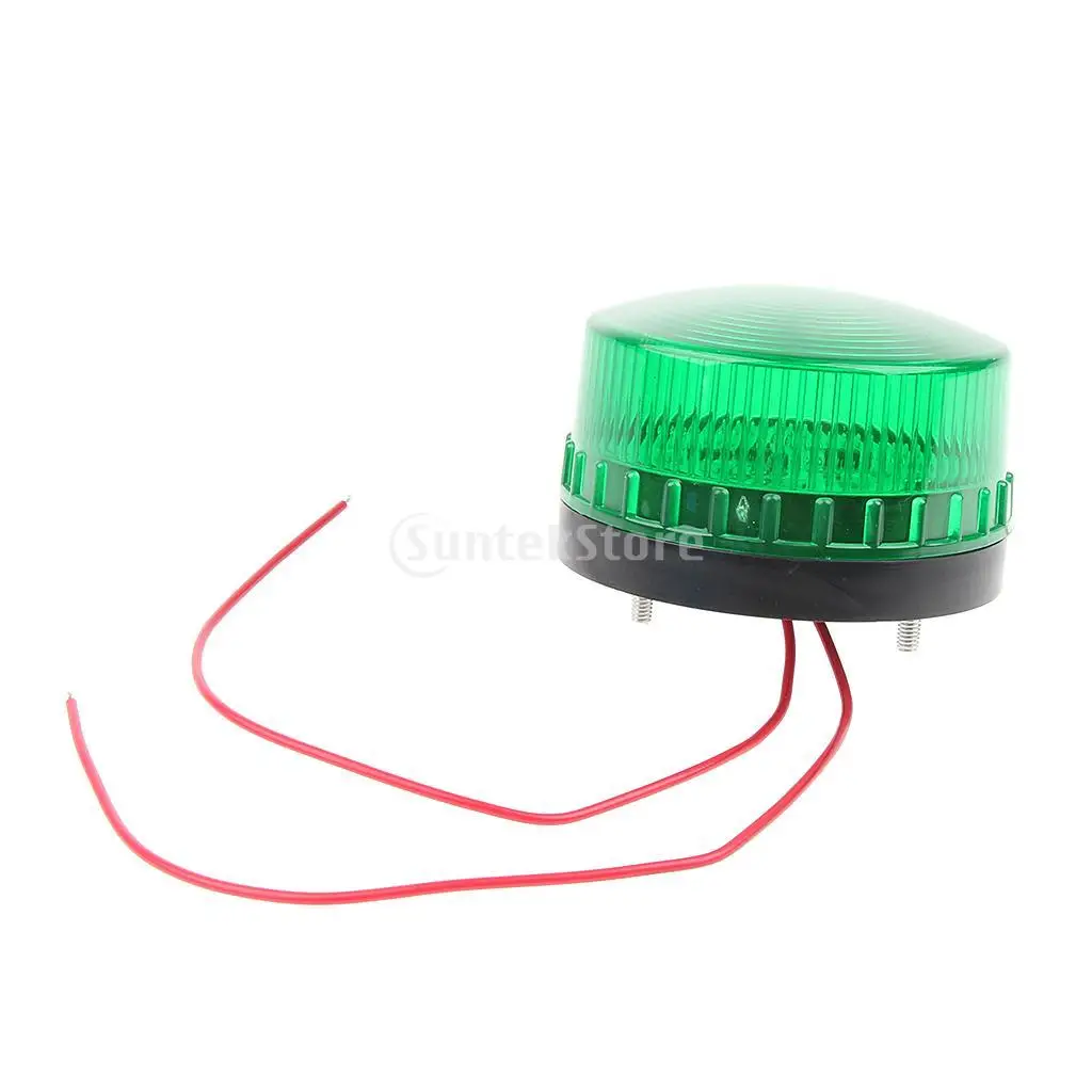Emergency LED Flashing Strobe Signal Warning Light Lamp Beacon DC24V for Workshop Port Sentry Box - Durable