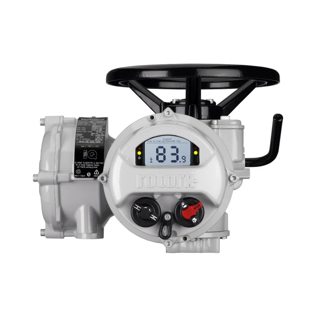 Rotork IQ Serials Electric Actuator With Control Valves Body As Rotork Electric Actuator Valve Electric Actuator