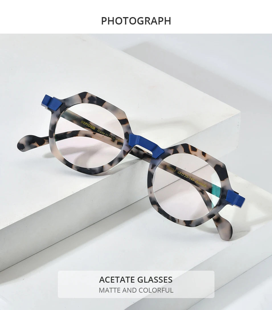 HEPIDEM Acetat Brille Frauen Marke Designer Runde Nerd Brillen Rahmen Neue Männer Dicke Japanische Handgemachte Große Größe Brillen 9229 – Detail 22