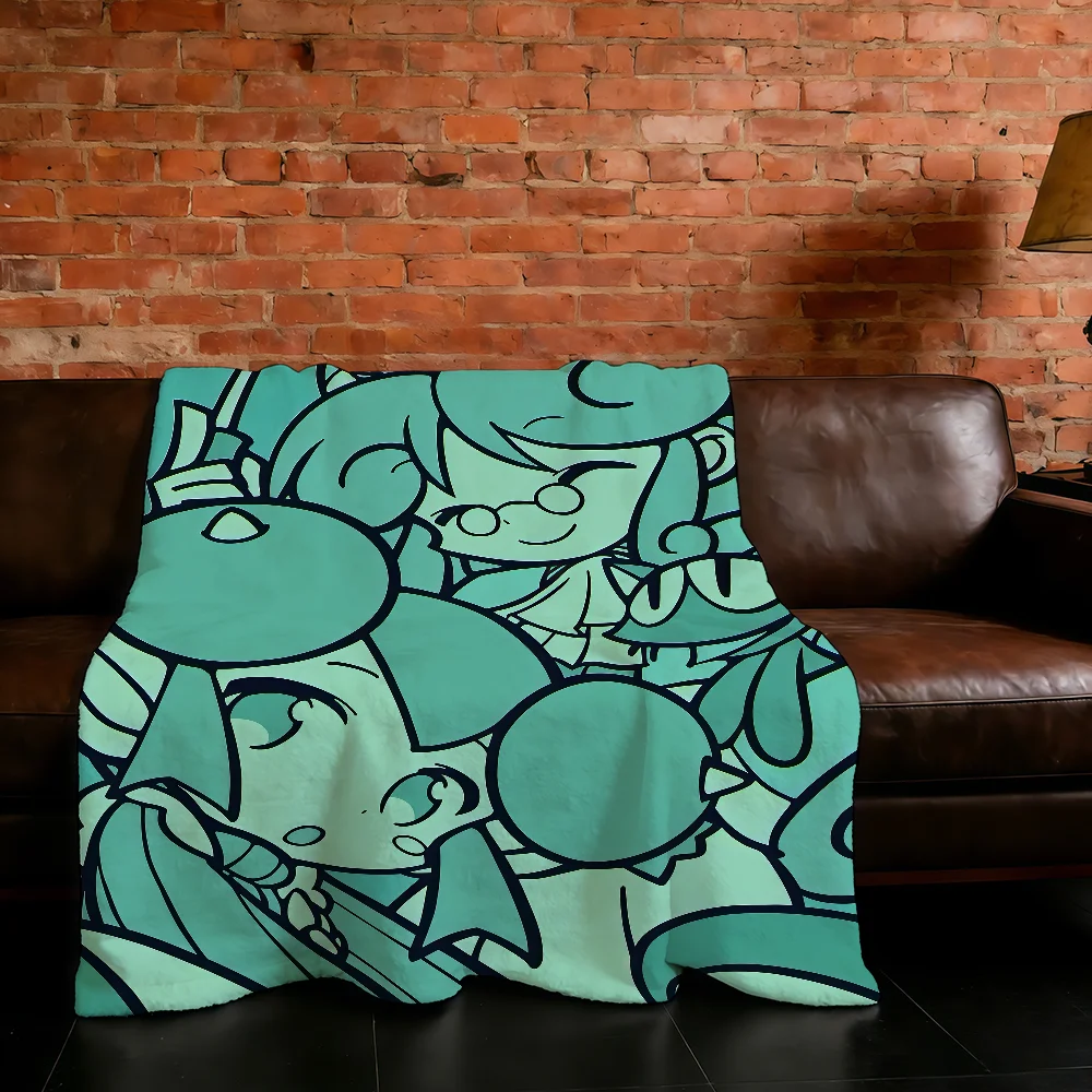 

Blanket Super Warm P-Puyo Comfortable P-Puyo Plush Throw Blanket Child Game Home Sofa Bedroom Gift