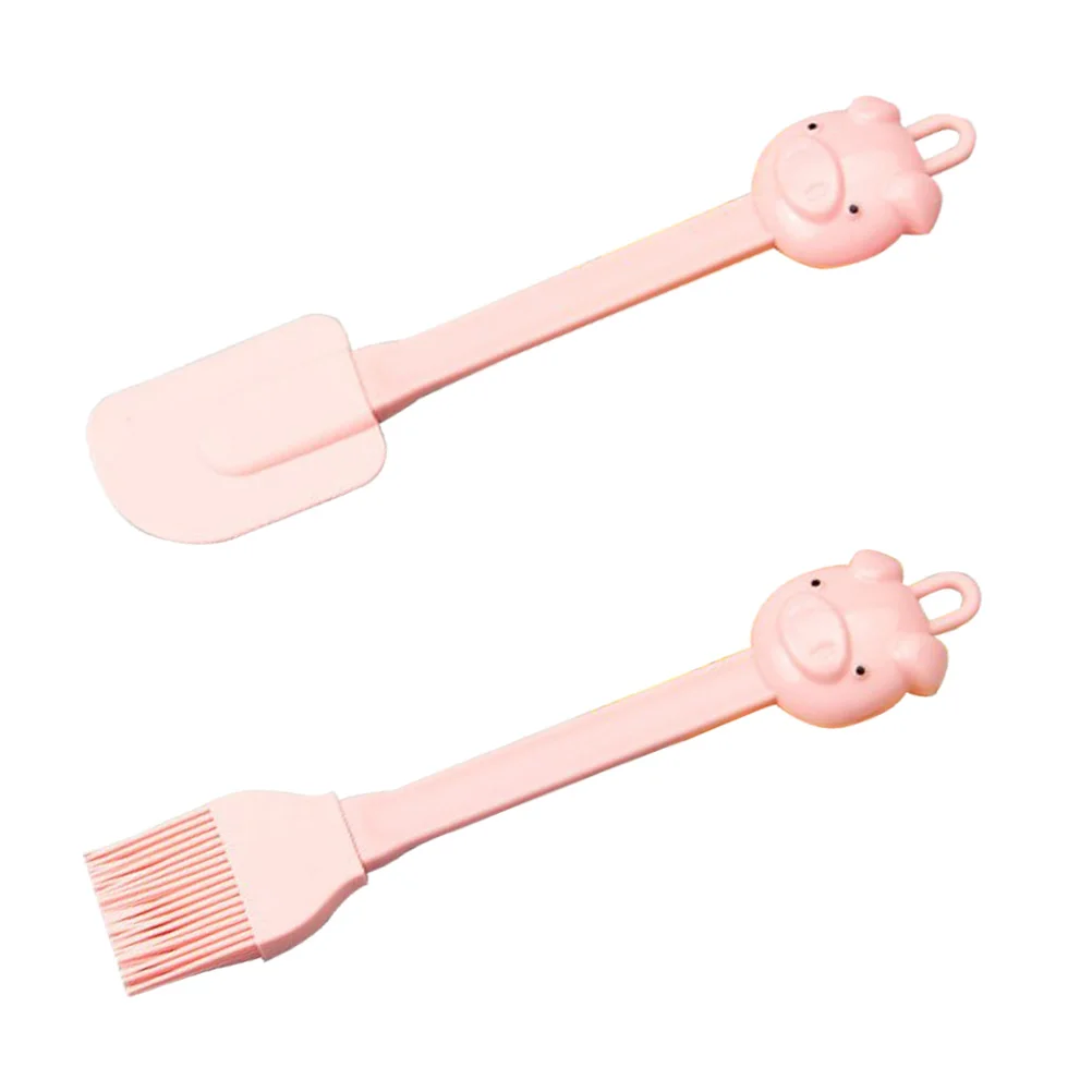 

Silicone Spatula Baking Tool Pastry Cream BBQ Brush Gel Supplies Home Kitchen Icing Cake Making Dessert Storage