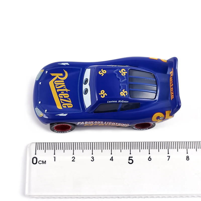 Disney Pixar Cars Toy LIGHTYEAR #95 Racing Anime Figure Fabulous Lightning McQueen Sally 1:55 Die Cast Alloy Vehicle Kids Gifts