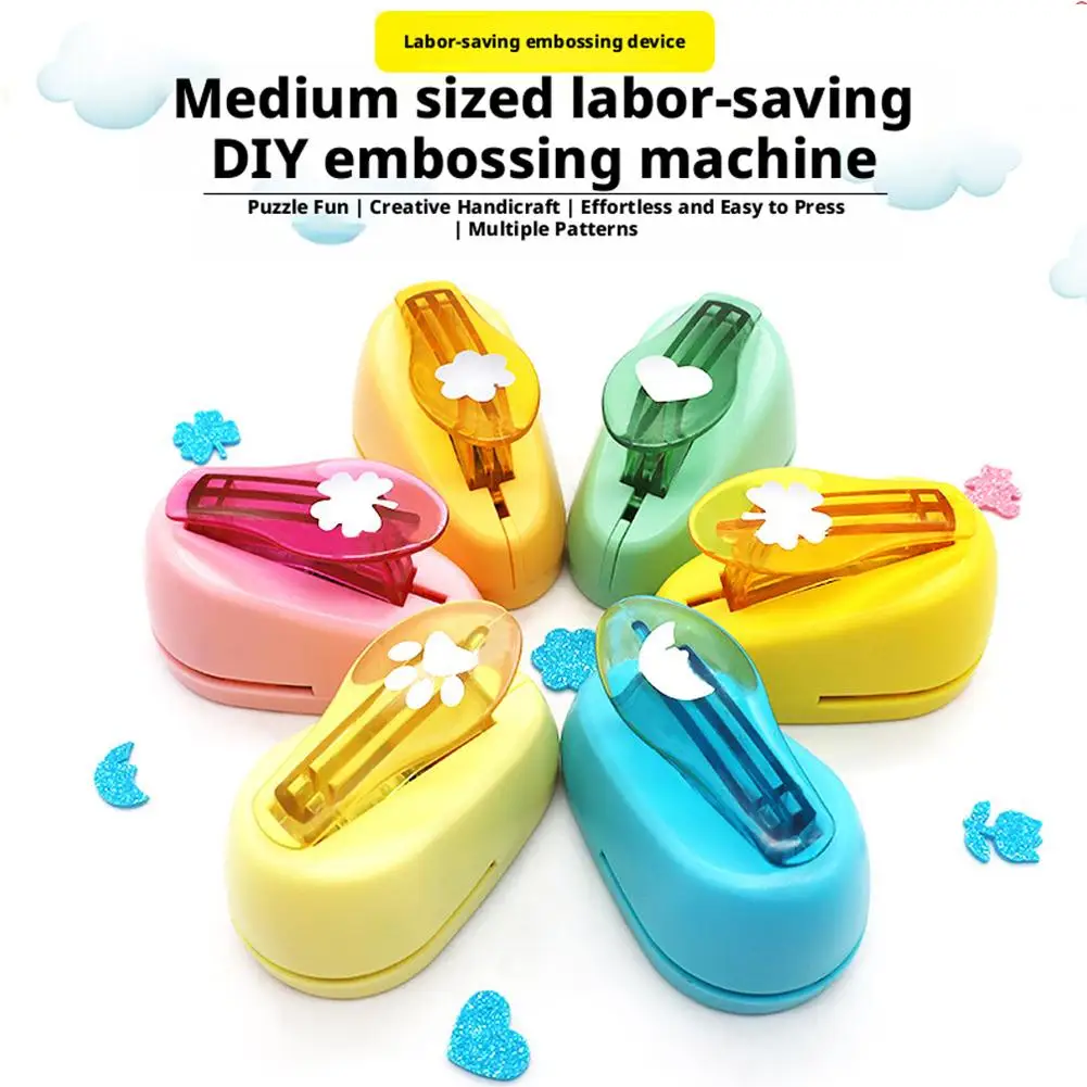 Small Flower Embossing Tools Mini Paper Punch Set For DIY Crafts Kids Adults Create Perfect Flower Shapes For Scrapbooking Cards