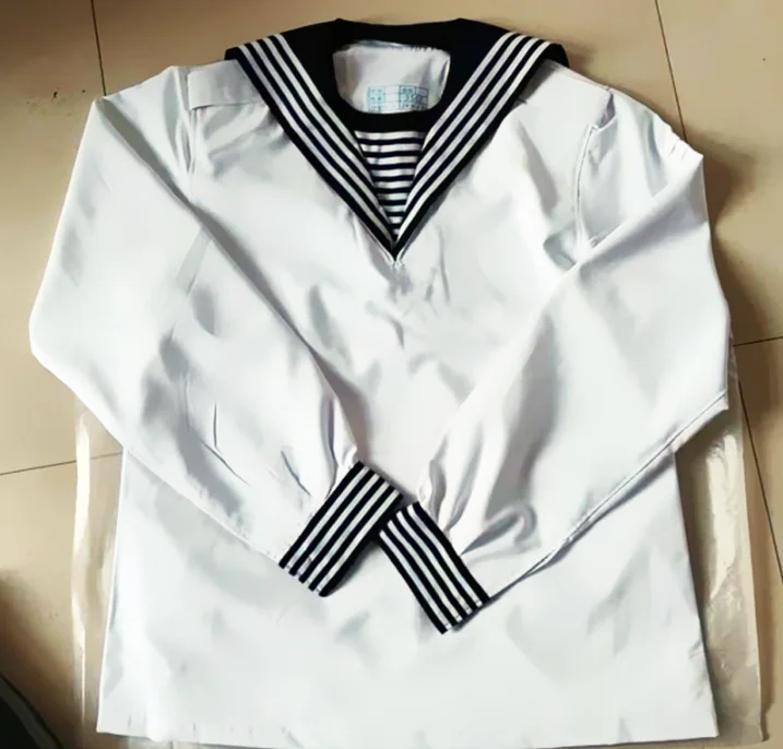 

Chinese Seaman Uniform Whtie Navy Suit Marine Vintage